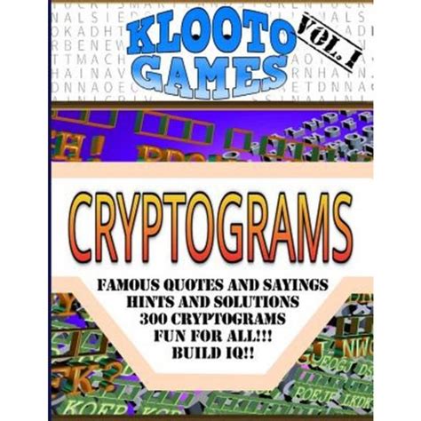 klooto games cryptograms vol iv volume 4 PDF