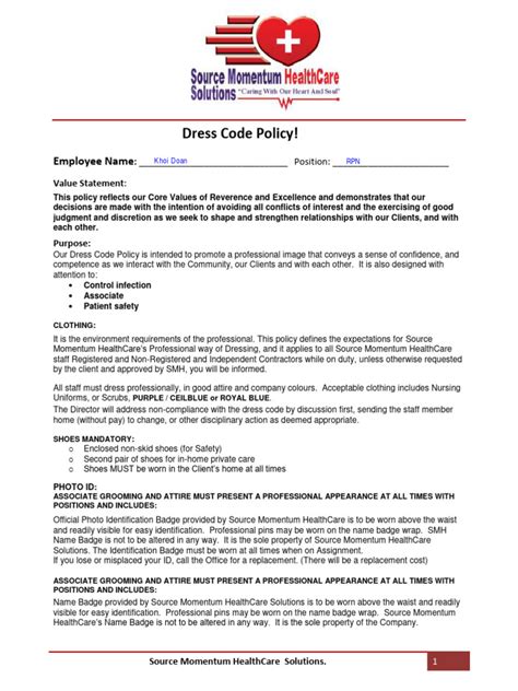 kmart dress code 2013 pdf Kindle Editon