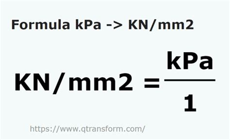 kn/m2 to kpa