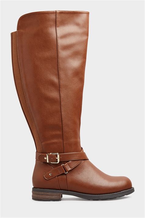 knee high boots brown