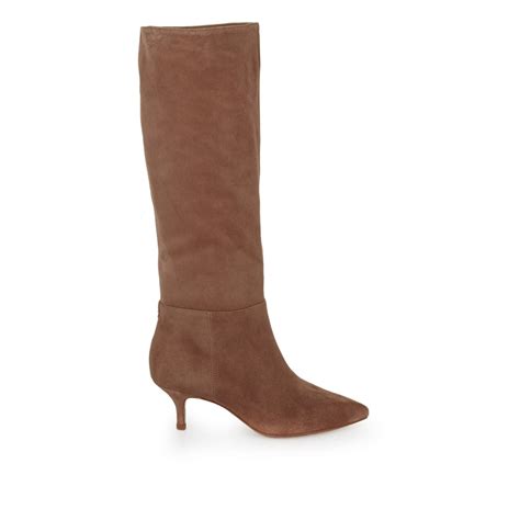 knee high boots low heel