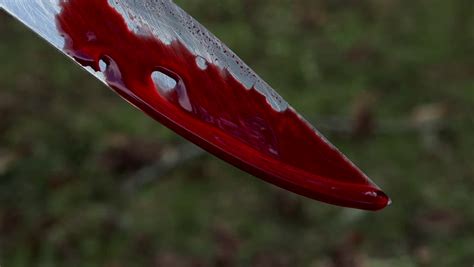 knife with blood