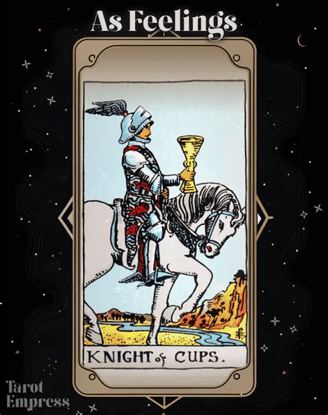 knight of cups as feelings