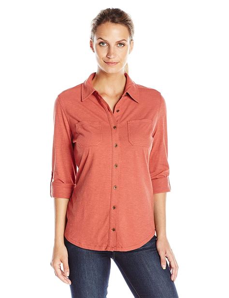 knit button down shirt women's