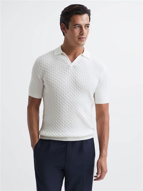 knit polo shirt