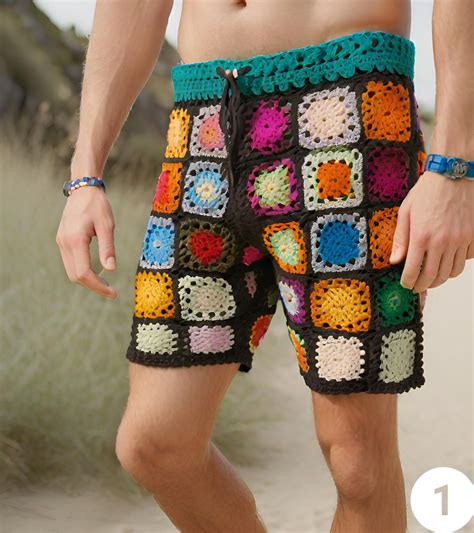 knit shorts men