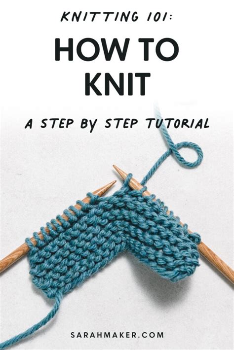 knitting patterns beginners step step PDF