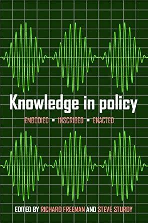 knowledge policy embodied inscribed enacted PDF