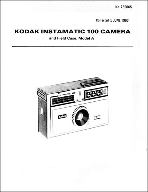 kodak camera service manuals Kindle Editon