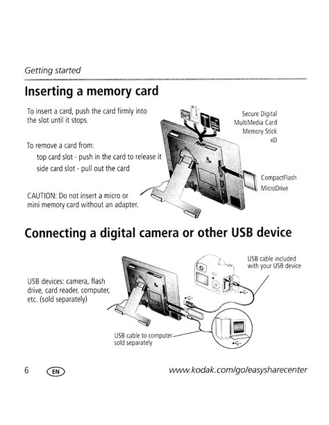 kodak digital frame instructions Doc