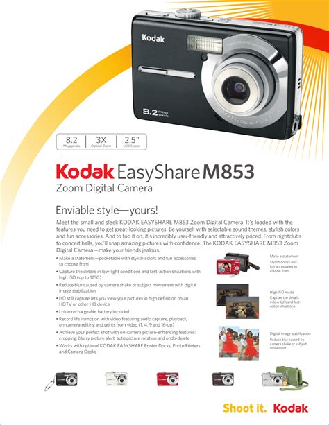 kodak m853 camera manual Reader
