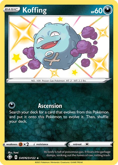 koffing pokemon card