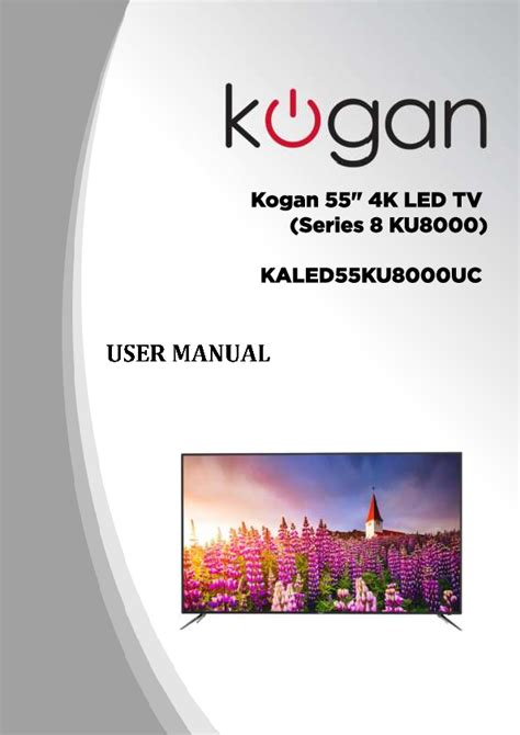 kogan tv user manual Doc