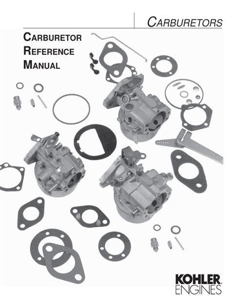 kohler carburetor reference manual Epub