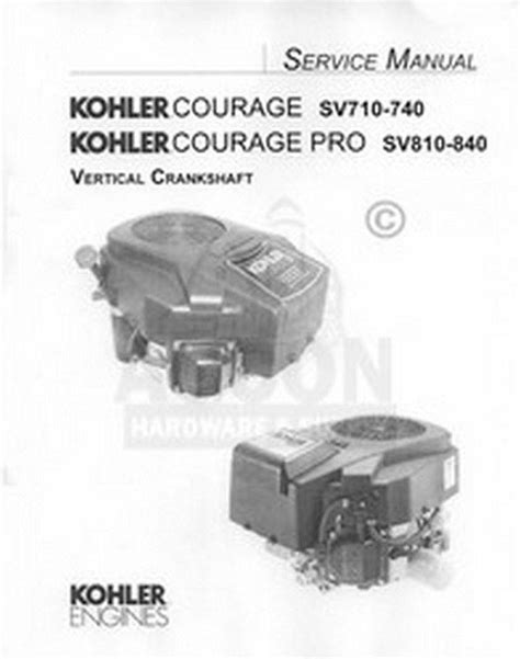 kohler courage 20 manual Reader