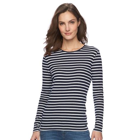 kohls long sleeve t shirts