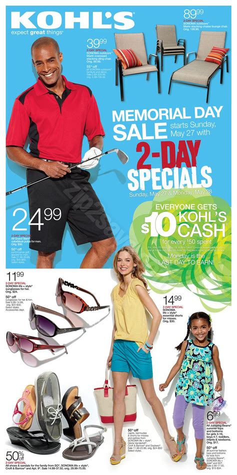 kohls memorial day sale