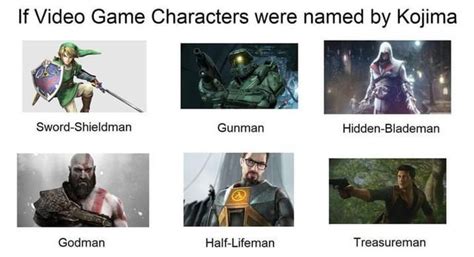 kojima cahracters names