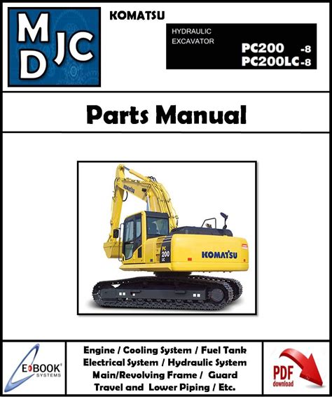 komatsu pc 200 parts manual Kindle Editon