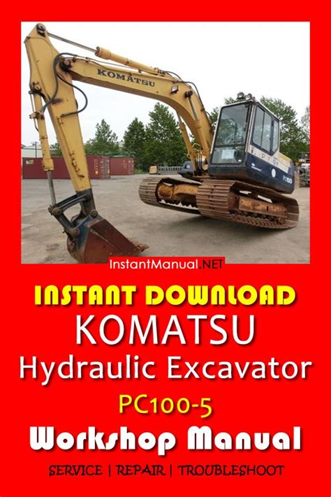komatsu pc100 manual pdf Kindle Editon