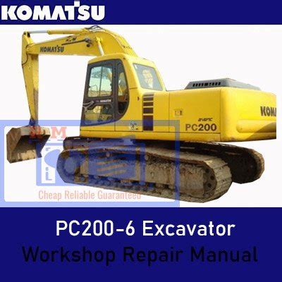 komatsu pc200 workshop manual PDF