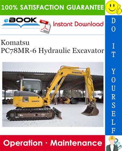 komatsu pc78mr 6 excavator operation maintenance manual Epub