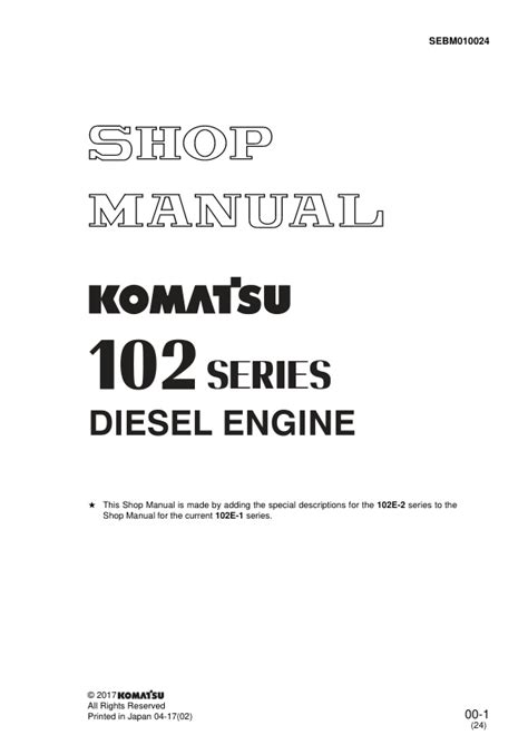 komatsu service manual Kindle Editon