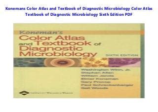 konemans color atlas and textbook of diagnostic microbiology Ebook PDF