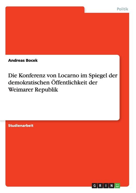 konferenz demokratischen ffentlichkeit weimarer republik PDF