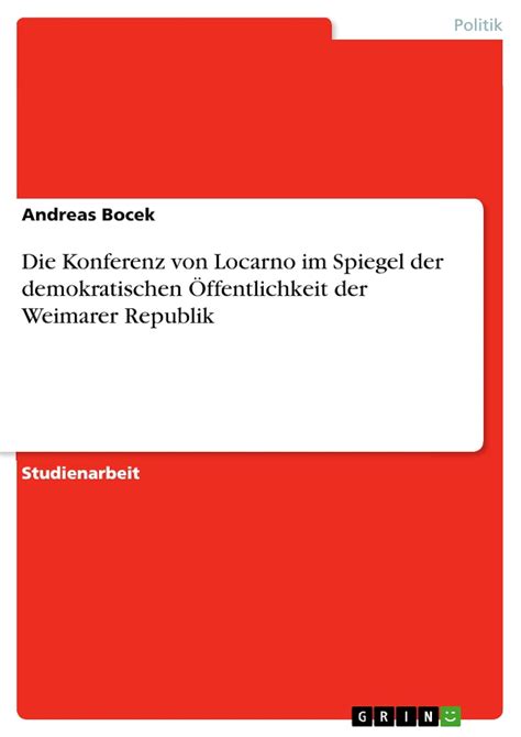 konferenz demokratischen ffentlichkeit weimarer republik PDF