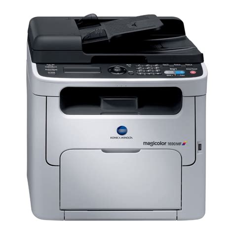 konica minolta magicolor 1690mf user guide PDF