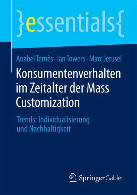 konsumentenverhalten zeitalter mass customization essentials Reader