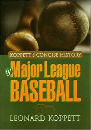 koppetts concise history of major league baseball Reader