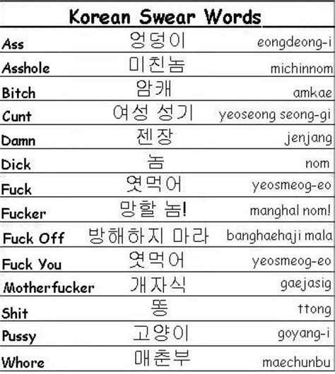 korean insults