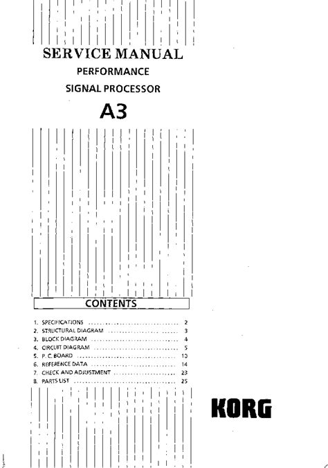 korg a3 manual pdf Kindle Editon