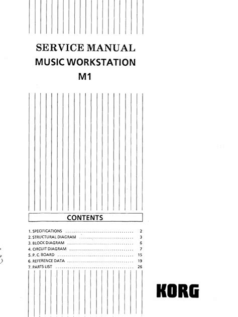 korg m1 service manual Doc