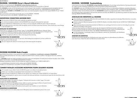 korg ms2000b user manual PDF