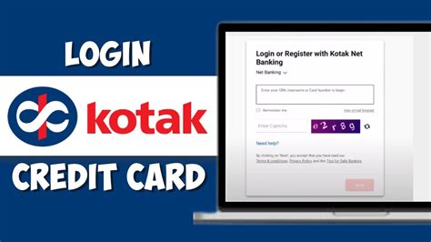 kotak credit card online access Kindle Editon