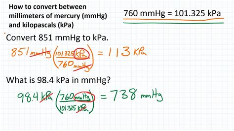 kpa in mmhg