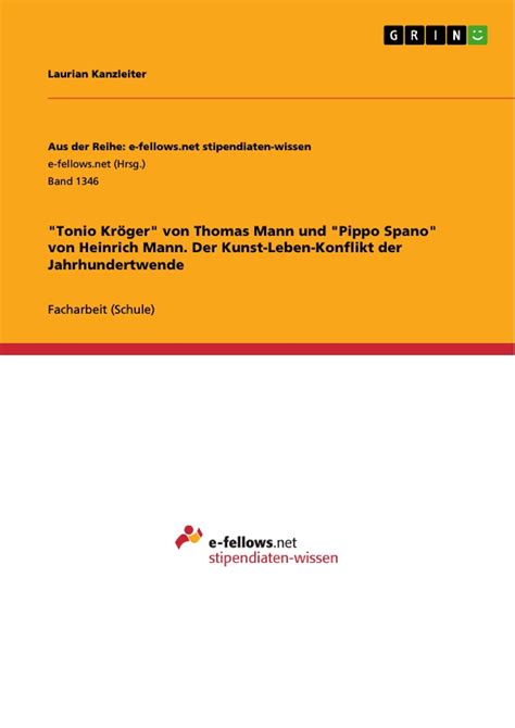 kr ger thomas heinrich kunst leben konflikt jahrhundertwende Reader