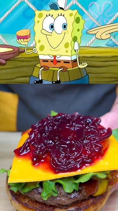 krabby patty with jellyfish jelly irl