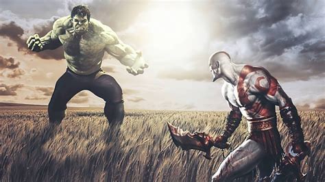 kratos vs the hulk