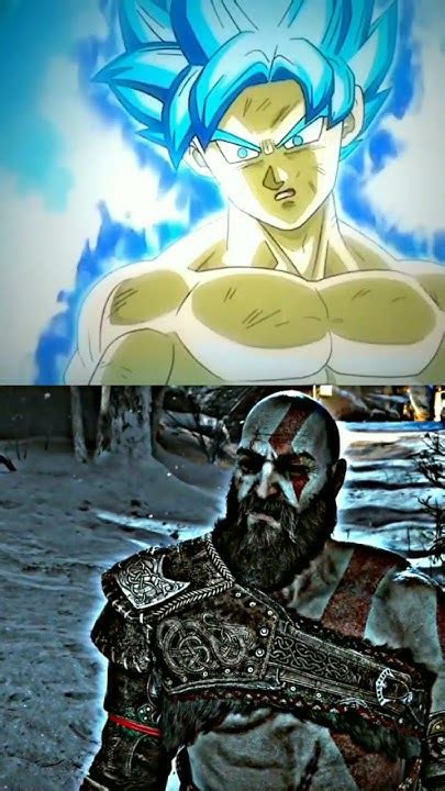 kratos vs universale blue goku