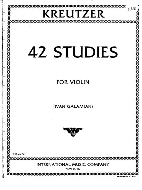 kreutzer galamian pdf Doc