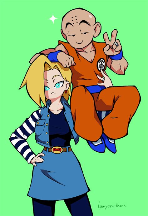 krillin android 18