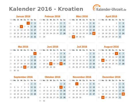 kroatien 2016 st rtz kalender gro format kalender spiralbindung Doc
