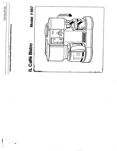 krups 867 user guide Kindle Editon