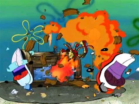 krusty krab exploding