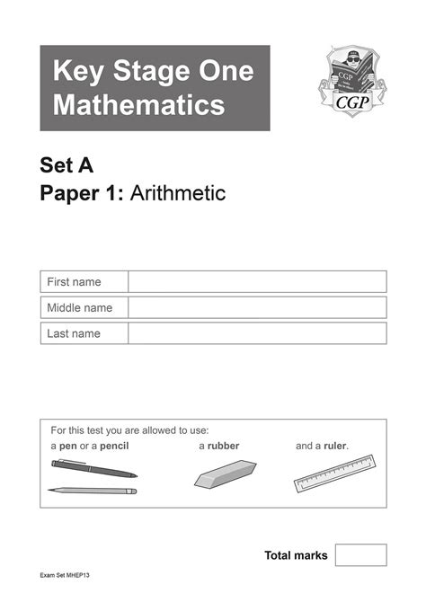 ks1 maths sats papers Doc