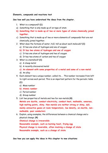 ks3 year 7 science test papers Reader